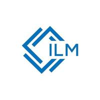 .ilm lettre logo conception sur blanc Contexte. ilm Créatif cercle lettre logo concept. ilm lettre design.ilm lettre logo conception sur blanc Contexte. ilm c vecteur