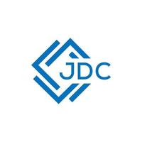 jdc Créatif cercle lettre logo concept. jdc lettre design.jdc lettre logo conception sur blanc Contexte. jdc Créatif cercle lettre logo concept. jdc lettre conception. vecteur