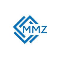 mmz Créatif cercle lettre logo concept. mmz lettre design.mmz lettre logo conception sur blanc Contexte. mmz Créatif cercle lettre logo concept. mmz lettre conception. vecteur