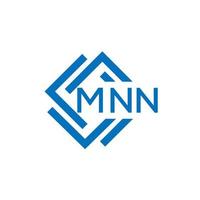 mnn lettre design.mnn lettre logo conception sur blanc Contexte. mnn Créatif cercle lettre logo concept. mnn lettre conception. vecteur