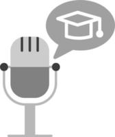 éducation Podcast vecteur icône