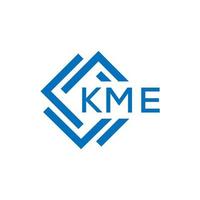 km lettre logo conception sur blanc Contexte. km Créatif cercle lettre logo concept. km lettre conception. vecteur