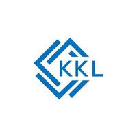 kkl lettre logo conception sur blanc Contexte. kkl Créatif cercle lettre logo concept. kkl lettre conception. vecteur