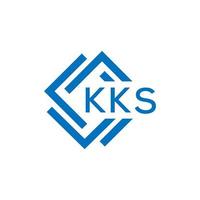 kks lettre logo conception sur blanc Contexte. kks Créatif cercle lettre logo concept. kks lettre conception. vecteur