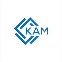 Kam Créatif cercle lettre logo concept. Kam lettre design.kam lettre logo conception sur blanc Contexte. Kam Créatif cercle lettre logo concept. Kam lettre conception. vecteur