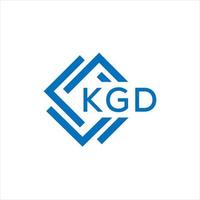 kgd Créatif cercle lettre logo concept. kgd lettre conception.kgd lettre logo conception sur blanc Contexte. kgd Créatif cercle lettre logo concept. kgd lettre conception. vecteur
