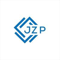 jzp lettre logo conception sur blanc Contexte. jzp Créatif cercle lettre logo concept. jzp lettre conception. vecteur