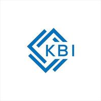 kbi lettre logo conception sur blanc Contexte. kbi Créatif cercle lettre logo concept. kbi lettre conception. vecteur