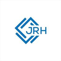 jrh lettre logo conception sur blanc Contexte. jrh Créatif cercle lettre logo concept. jrh lettre conception. vecteur