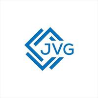 jvg lettre logo conception sur blanc Contexte. jvg Créatif cercle lettre logo concept. jvg lettre conception. vecteur