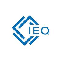 ieq lettre logo conception sur blanc Contexte. ieq Créatif cercle lettre logo concept. ieq lettre conception. vecteur