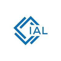 ial lettre logo conception sur blanc Contexte. ial Créatif cercle lettre logo concept. ial lettre conception.ial lettre logo conception sur blanc Contexte. ial c vecteur