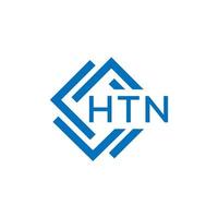 htn lettre logo conception sur blanc Contexte. htn Créatif cercle lettre logo concept. htn lettre conception. vecteur