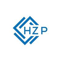 hzp lettre logo conception sur blanc Contexte. hzp Créatif cercle lettre logo concept. hzp lettre conception. vecteur