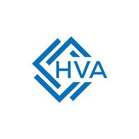 hva Créatif cercle lettre logo concept. hva lettre conception.hva lettre logo conception sur blanc Contexte. hva Créatif cercle lettre logo concept. hva lettre conception. vecteur