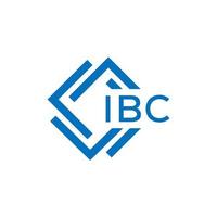 ibc lettre logo conception sur blanc Contexte. ibc Créatif cercle lettre logo concept. ibc lettre conception. vecteur