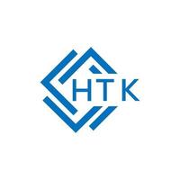 htk lettre logo conception sur blanc Contexte. htk Créatif cercle lettre logo concept. htk lettre conception. vecteur