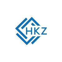 hkz Créatif cercle lettre logo concept. hkz lettre conception. vecteur