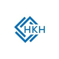 hkh lettre logo conception sur blanc Contexte. hkh Créatif cercle lettre logo concept. hkh lettre conception. vecteur