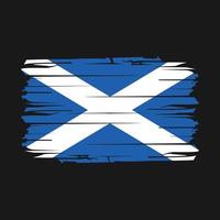 vecteur de brosse drapeau ecosse