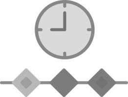 icône de vecteur de chronologie