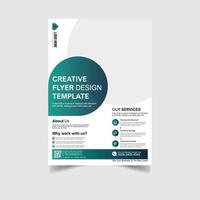 modèles de conception de flyers d'entreprise d'entreprise d'agence de marketing créatif vecteur