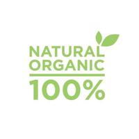 100 Naturel biologique vecteur logo conception