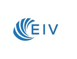 elv lettre logo conception sur blanc Contexte. elv Créatif cercle lettre logo concept. elv lettre conception. vecteur