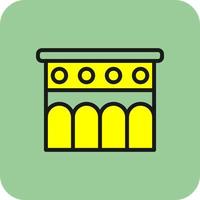 conception d'icône de vecteur d'aqueduc