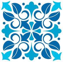 traditionnel marocain azulejo tuile majolique damassé vecteur