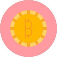 bitcoin crypto-monnaie vecteur icône