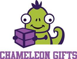 caméléon cadeaux logo vecteur fichier