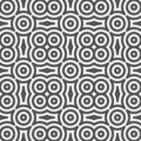 motif abstrait de formes circulaires courbes sans soudure. motif géométrique abstrait à des fins de conception diverses. vecteur