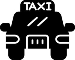 icône de vecteur de taxi