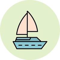 icône de vecteur de bateau