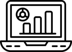 icône de vecteur d'analyse de données