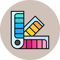 icône de vecteur de palette de couleurs