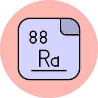 radium vecteur icône