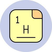 hydrogène vecteur icône