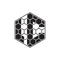 lettre lc hexagonal logo conception vecteur isolé sur blanc Contexte.