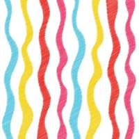 vecteur ikat modèle illustrateur abstrait déséquilibrer ligne motifs mignonne horizontal rouge rose Jaune bleu pastel Couleur différent Taille disposition pour fond d'écran fête anniversaire ruban ondulé coloré.