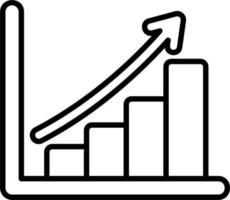 icône de vecteur de croissance