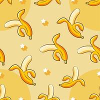 banane modèle sans couture Contexte vecteur