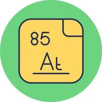 astatine vecteur icône