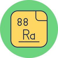 radium vecteur icône
