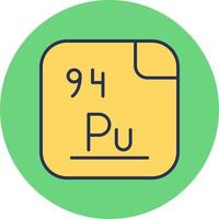 plutonium vecteur icône