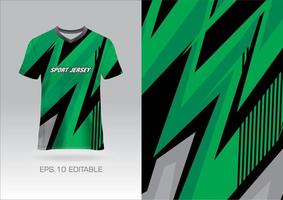 en tissu textile conception pour sport T-shirt, football Jersey maquette pour Football club. uniforme de face voir. vecteur