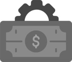 icône de vecteur de fabrication d'argent