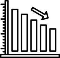 icône de vecteur de graphique à barres