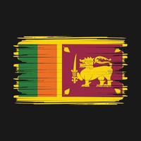 vecteur de drapeau du sri lanka